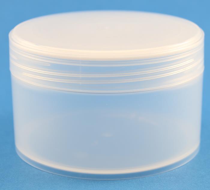 200ml Natural Low Profile Polypropylene Jar with 90mm Twist Off Neck